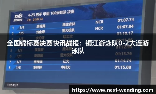 全国锦标赛决赛快讯战报:镇江游泳队0-2大连游泳队