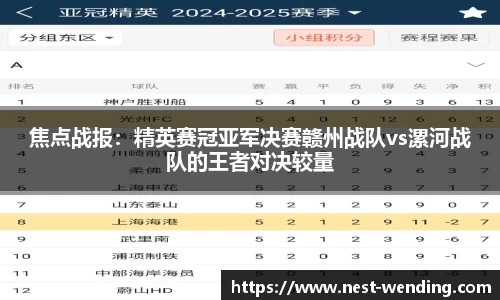 焦点战报:精英赛冠亚军决赛赣州战队vs漯河战队的王者对决较量